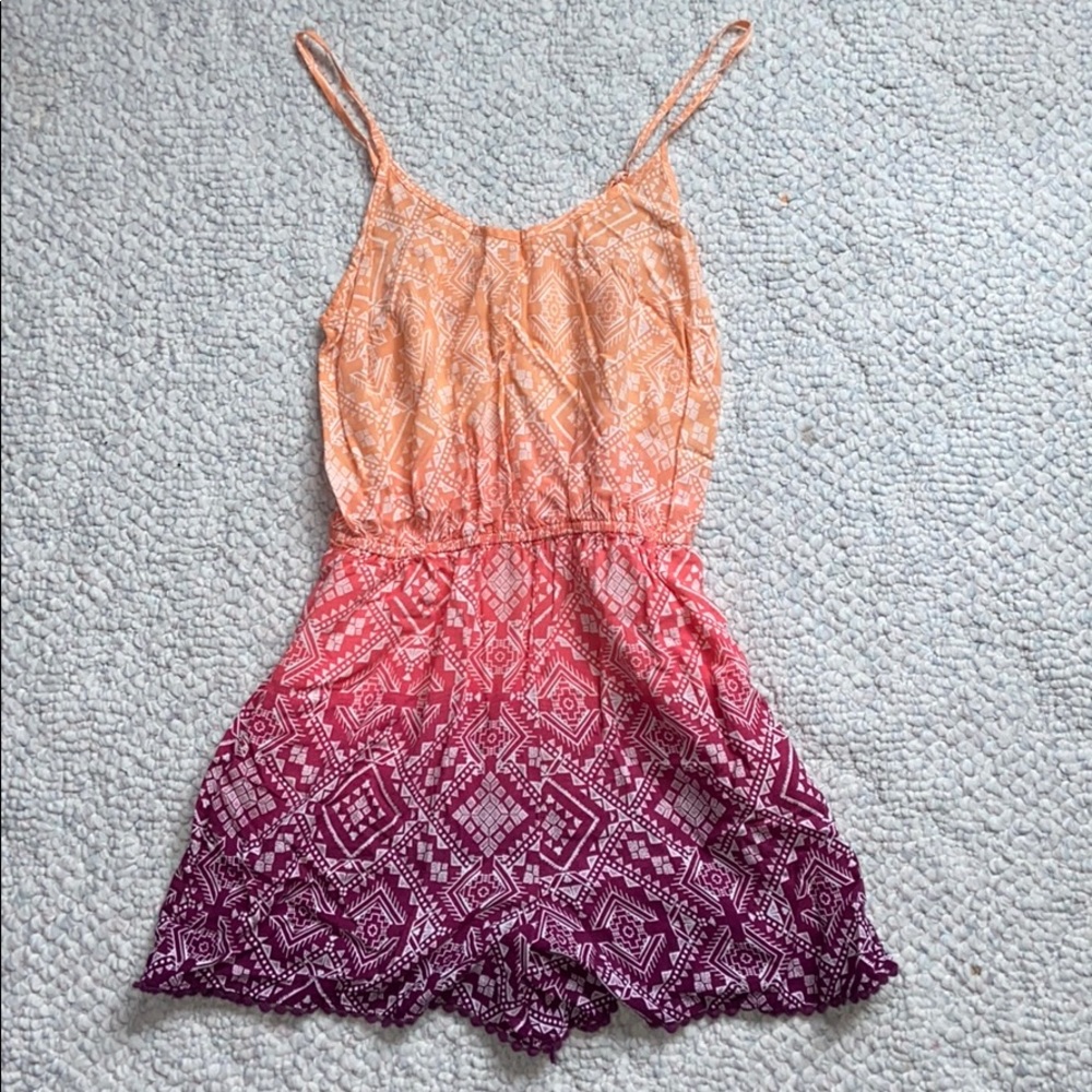 multi colored romper